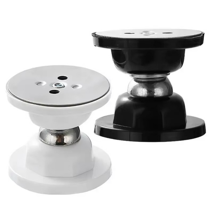 Sleek black magnetic door stop, a strong hold door accessory for modern homes, providing silent & secure door control.