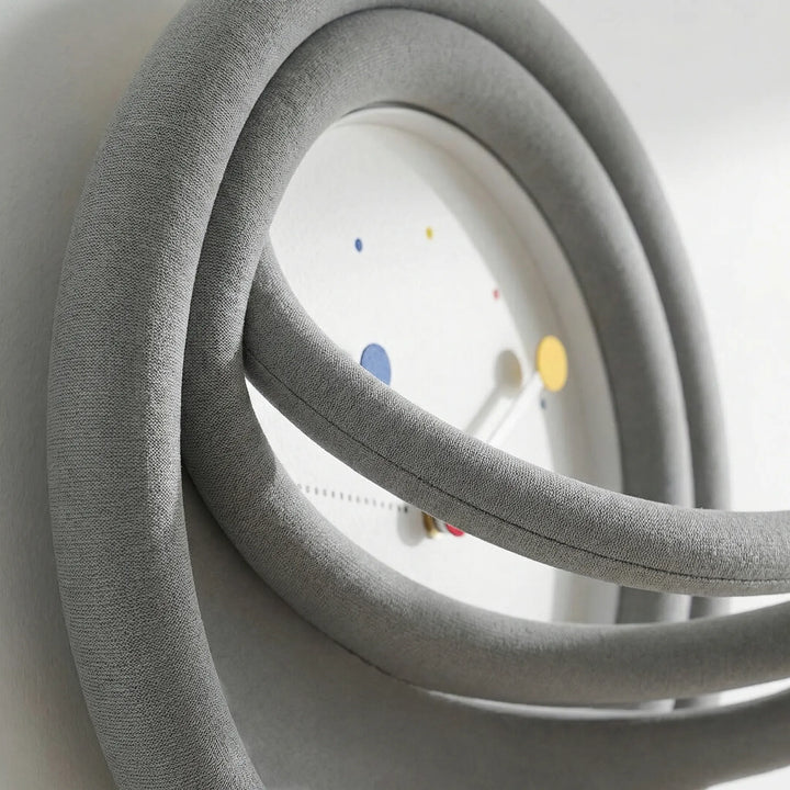 Modern silent pendulum wall clock, minimalist design perfect for living room or office decor.