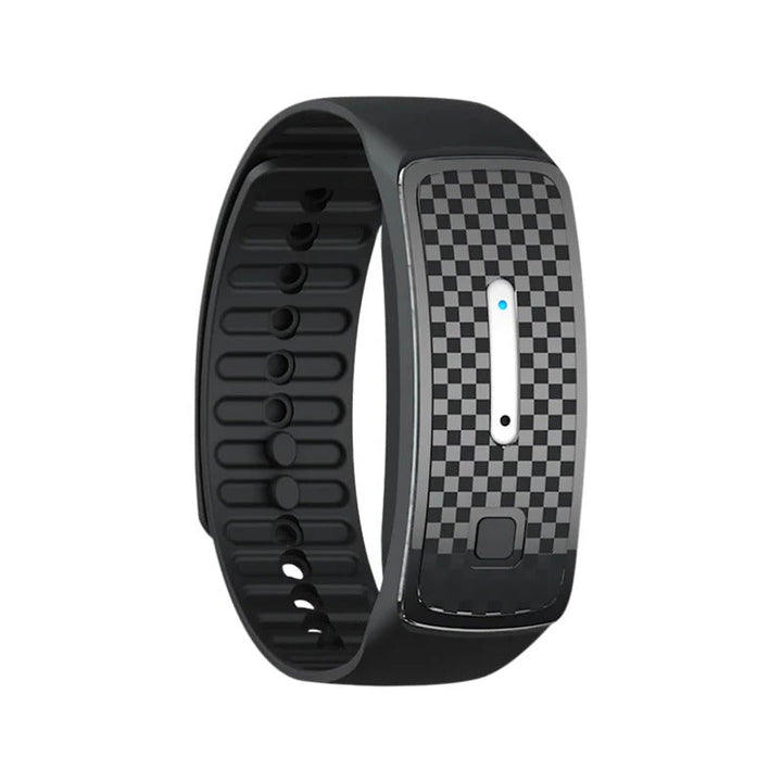 Sleek unisex ultrasonic mosquito repellent bracelet, effective bug bite prevention & insect control.