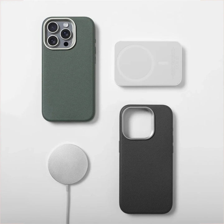 Modern protective iPhone case, slim profile, non-slip surface, and reliable drop-tested security.