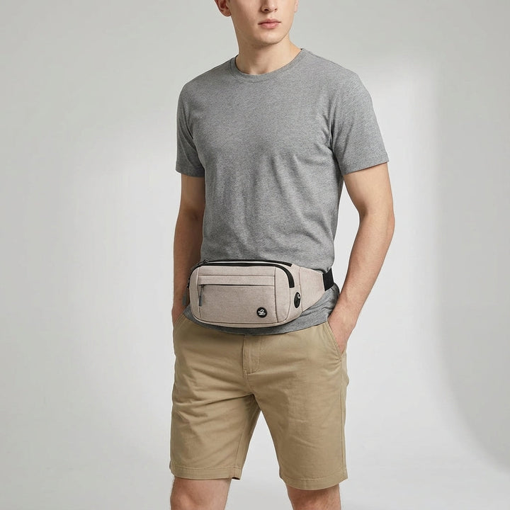 Versatile waterproof waist pack, doubles as a crossbody bag for active men & women on the go. Slim profile.