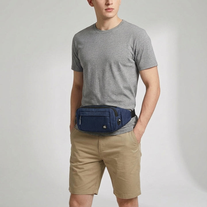 Heavy-duty slim waterproof fanny pack, protecting your valuables during any active pursuit, from hiking to travel.