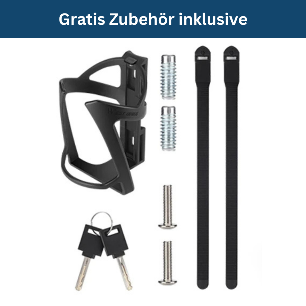 Robust bicycle security U-lock with smart fingerprint system for reliable protection