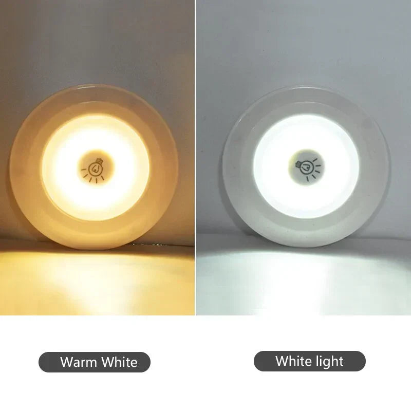 Closet smart LED lights, wireless & battery-operated with auto-off. Bright home lighting solution.