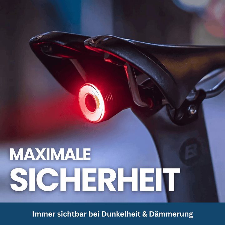 Rechargeable LED bicycle taillight for enhanced rear visibility and cycling safety
