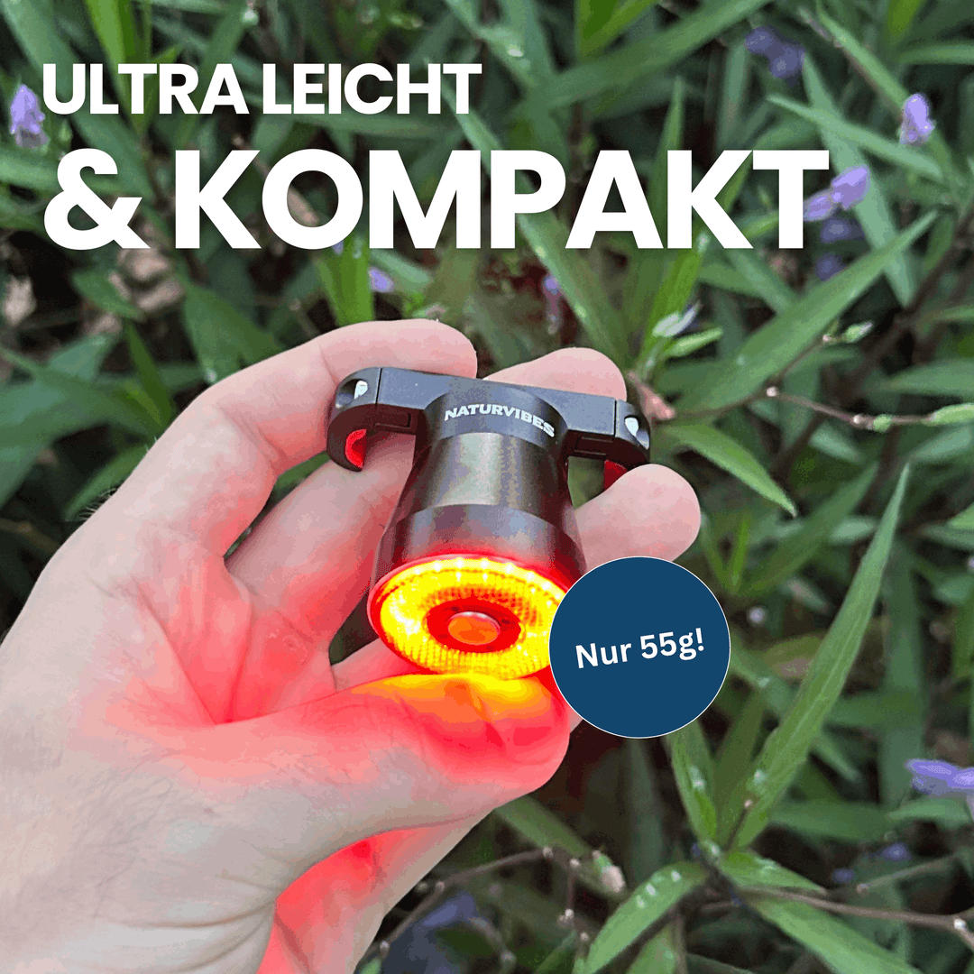 Bicycle taillight with advanced smart features, designed for secure and safe cycling