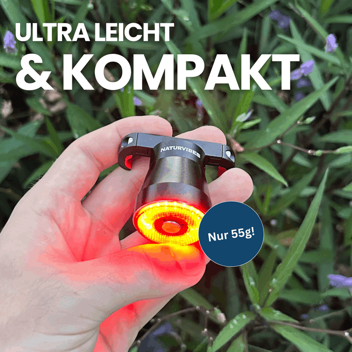 Bicycle taillight with advanced smart features, designed for secure and safe cycling
