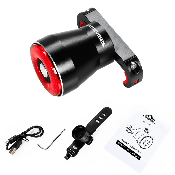 Durable universal bicycle rear light, offering long-lasting illumination for night rides