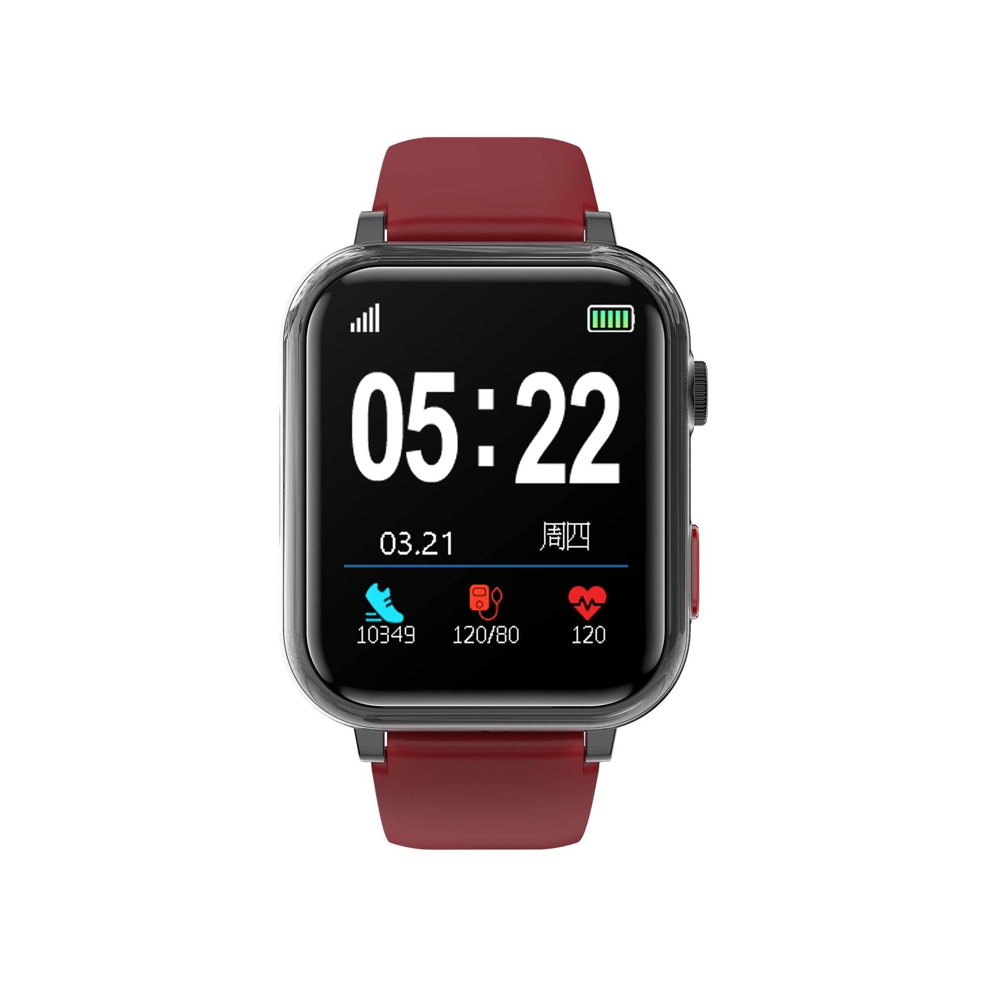 "Smartwatch unisex con display rotondo, cinturino in silicone, funzioni SOS e monitoraggio salute, disponibile in vari colori