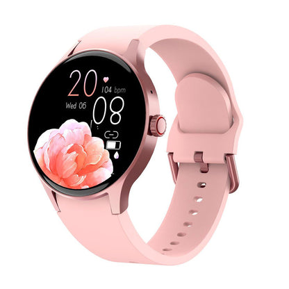 "Smartwatch uomo nero, schermo touch, tracker fitness e pressione, design elegante, ideale per salute e sport."