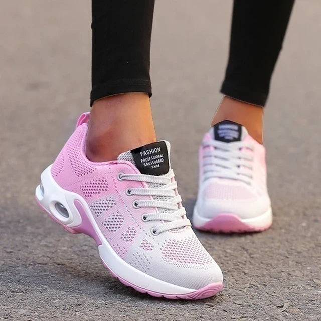 "Sneakers ortopediche donna traspiranti leggere, suola ammortizzante, vari colori, perfette per passeggiate e attività quotid