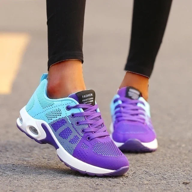"Sneakers ortopediche donna traspiranti leggere, suola ammortizzante, vari colori, perfette per passeggiate e attività quotid