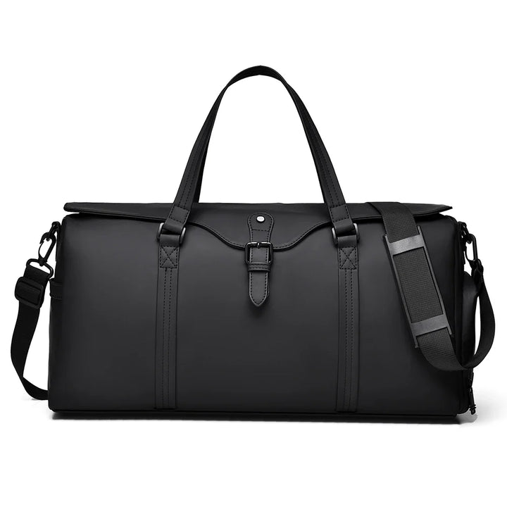 High-quality travel duffle bag, a durable and elegant choice for unisex luggage and gym use.