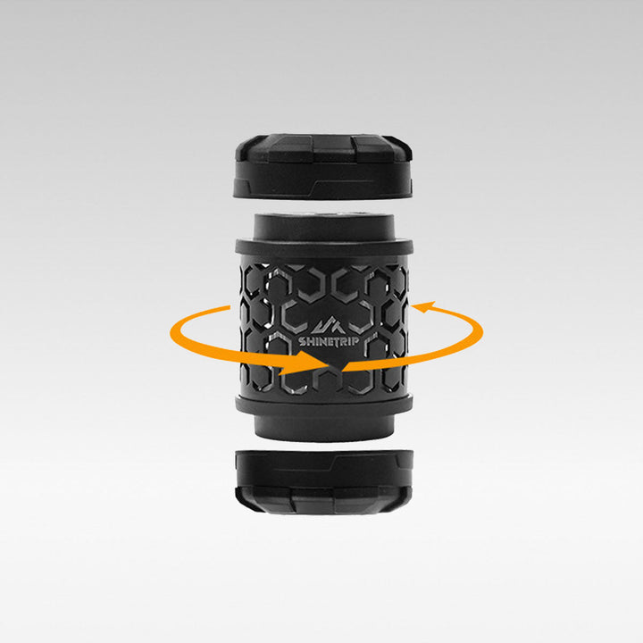 Spin-Glow Modular Camp Light, a smart rechargeable gadget for superior outdoor illumination