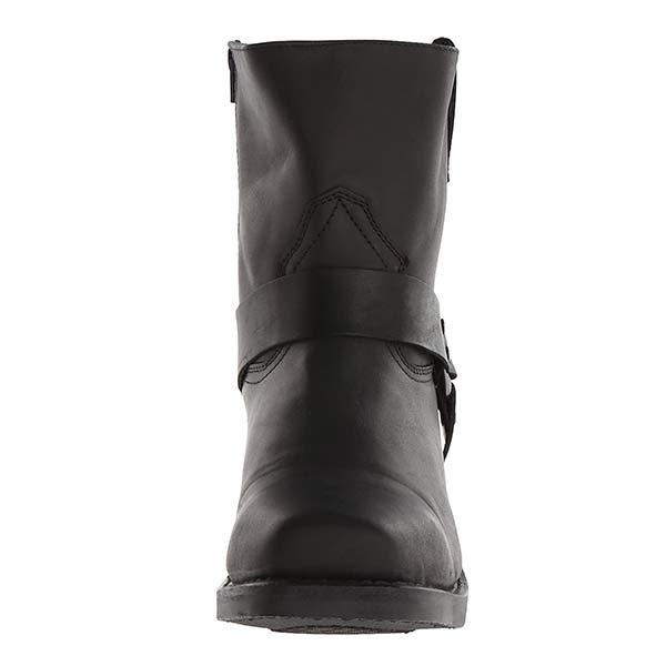 "Stivali da cowboy unisex con zip laterale, pelle marrone, suola robusta, stile western elegante e pratico per ogni occasione