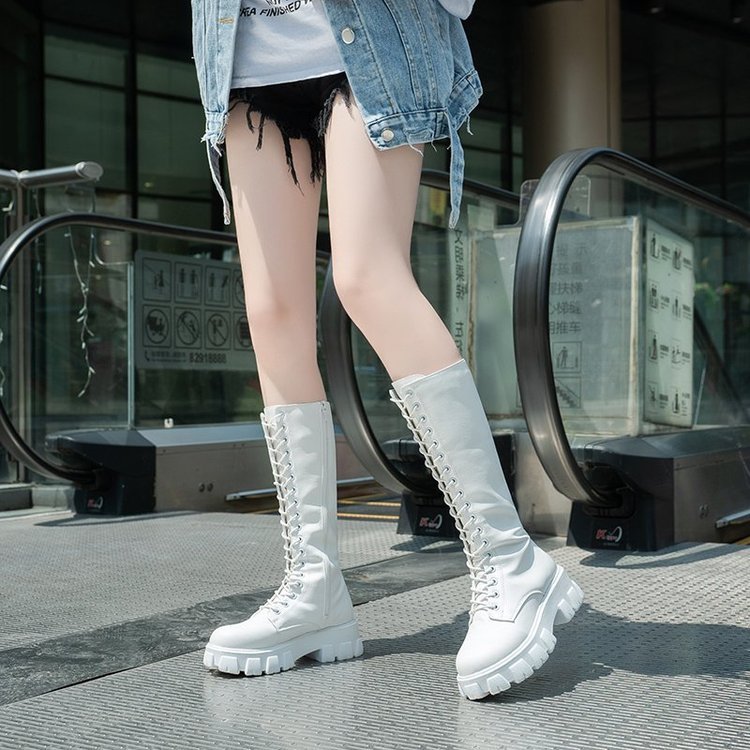 "Stivali donna in pelle PU, neri, suola robusta, alti al ginocchio, tacco basso per inverno, stile elegante e comfort"