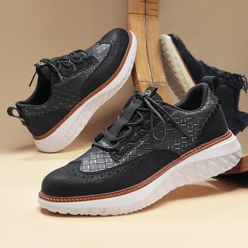 Modern men's sneakers, comfortable and breathable for active everyday wear and casual style.