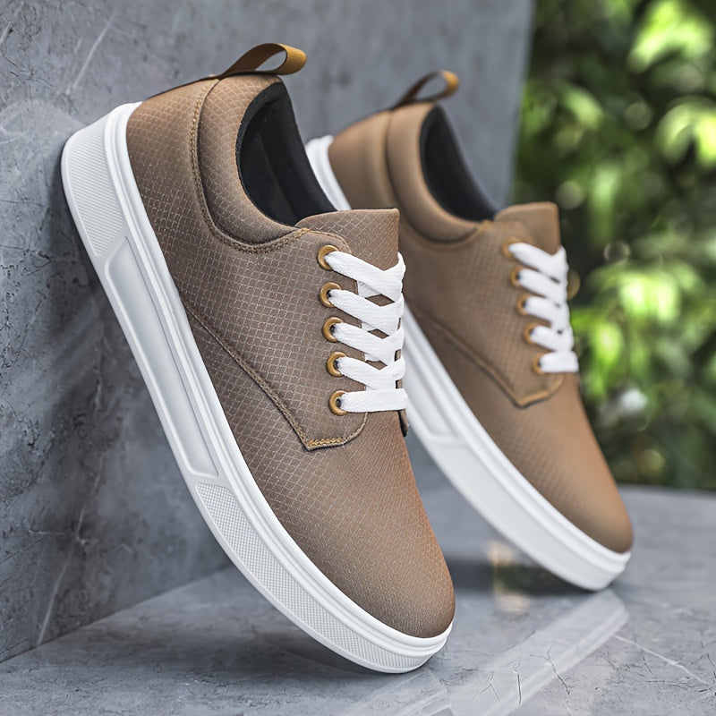 Men's stylish brown shoes, comfortable for all-day wear. Versatile casual footwear for everyday fashion & active use.