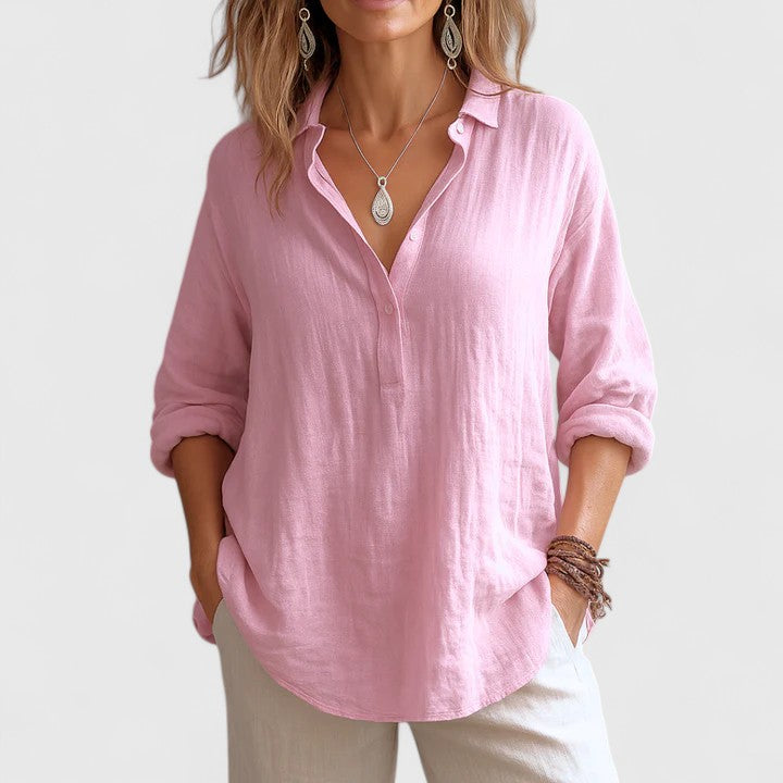 Stylish women's blouse for everyday wear, featuring an elegant design & comfort fit. Perfect for casual or work.