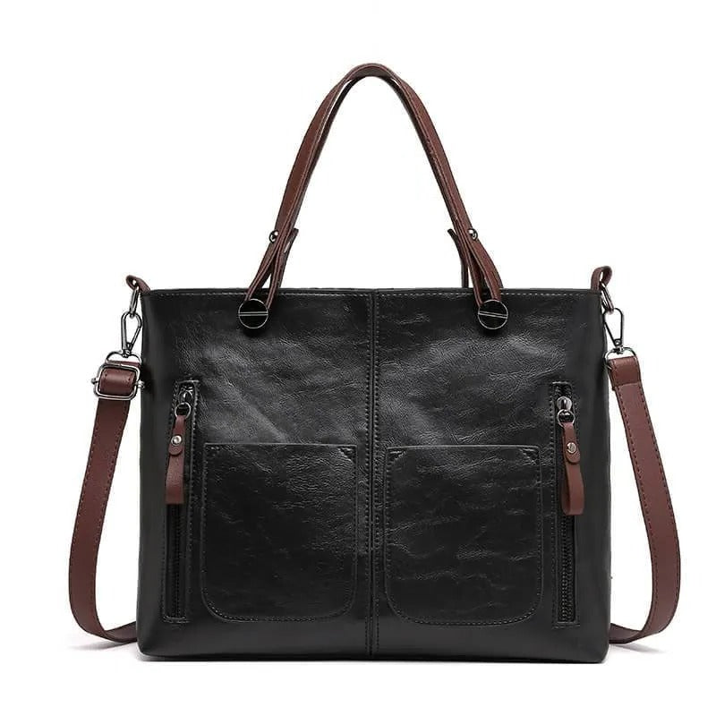Elegant women's leather purse, a fashionable and durable accessory with ample storage.