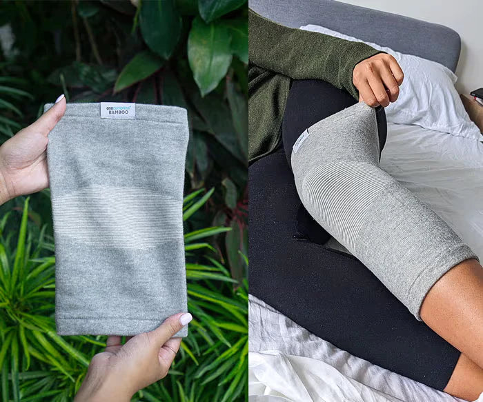 "Supporto ginocchio unisex nero, fascia regolabile e traspirante per comfort e stabilità, dettagli moderni e discreti."