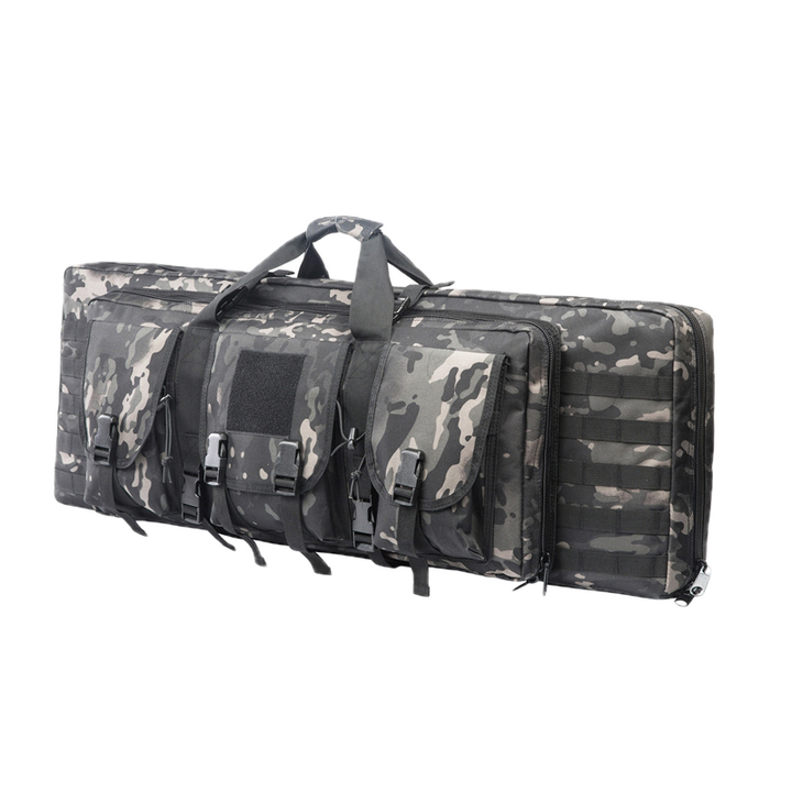 Tactical gun rucksack, black, provides excellent protection for valuable firearms