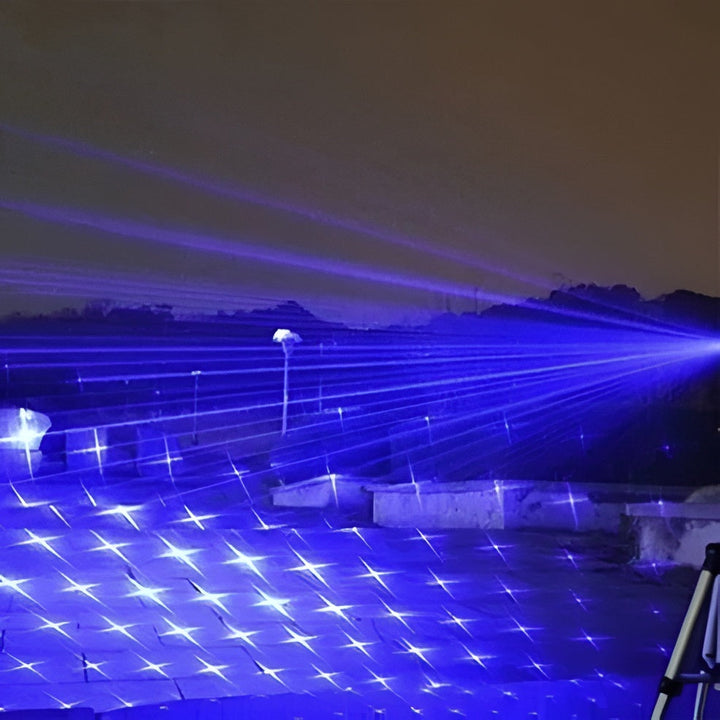 High-performance tactical laser torch with long-range beam, vital for outdoor exploration & safety.