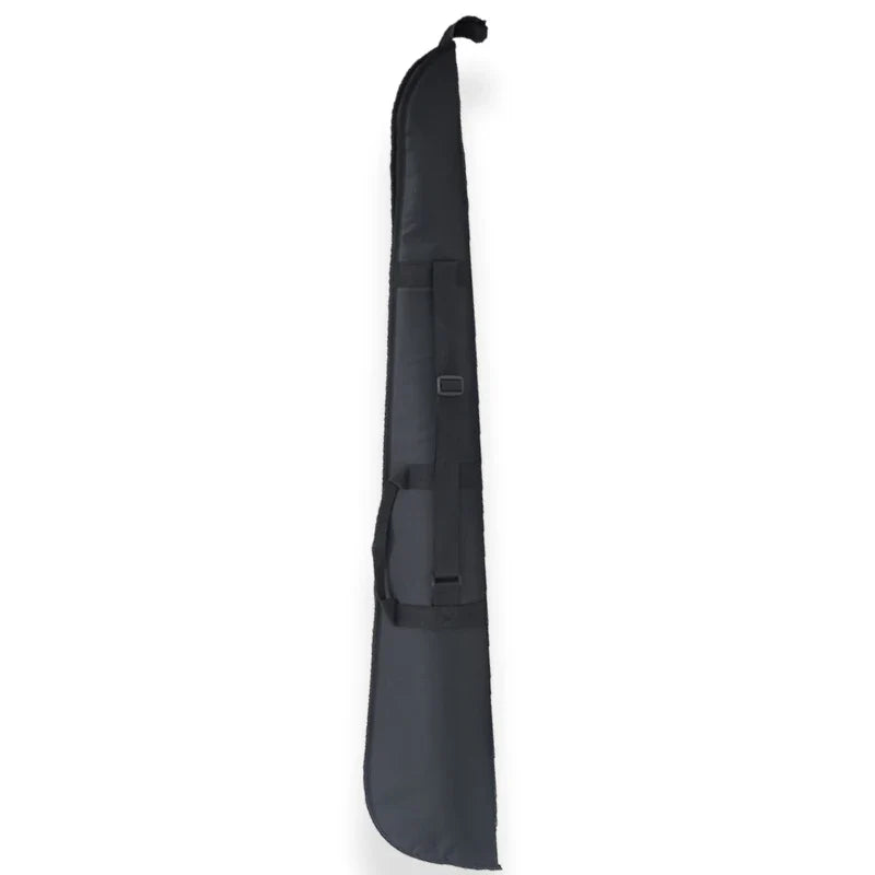 Tactical rifle bag with external pockets for ammunition and accessories, perfect for hunting and airsoft