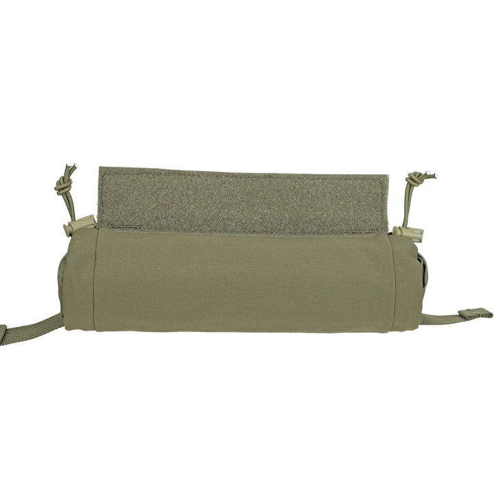 Multiple views of a durable tactical first aid pouch, great for MOLLE compatible trauma kit.