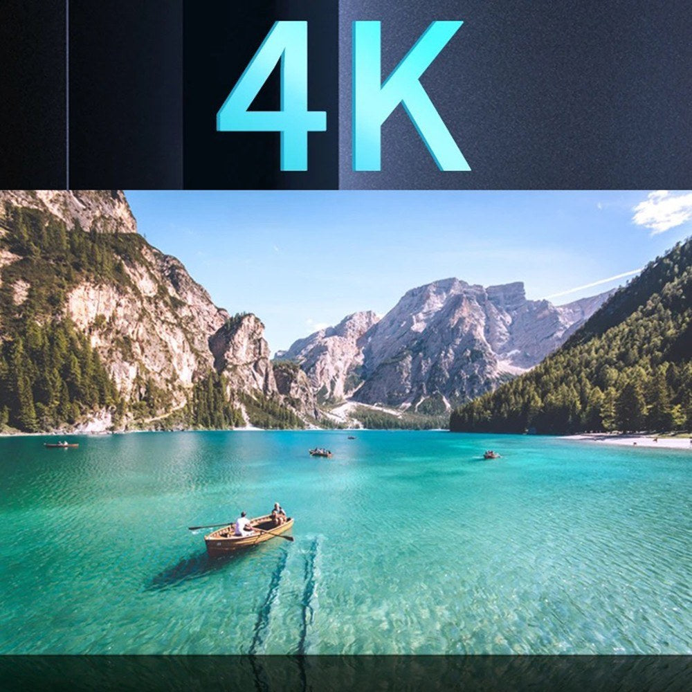 "Telecamera Wi-Fi 4K con doppia fotocamera, obiettivo grandangolare, colore nero, design magnetico, senza fili"