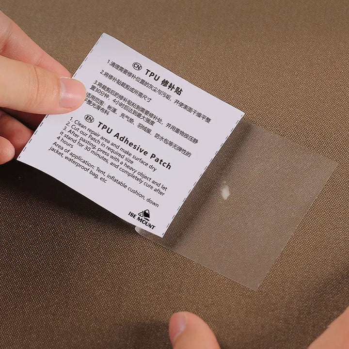 TPU repair patch roll, durable & transparent, perfect for emergency kit and camping safety gear fixes
