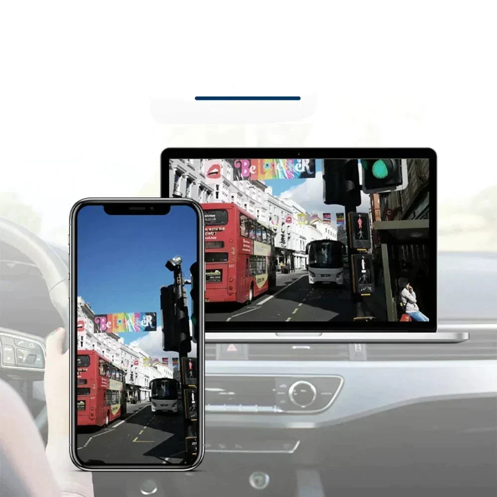 "Tracker GPS intelligente compatto nero, montaggio magnetico per chiavi e biciclette, design discreto, tracciamento in tempo 