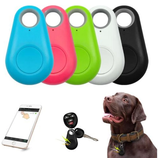 "Tracker GPS mini impermeabile per animali, design compatto, attaccato a collare, facile da usare, monitora tramite app."