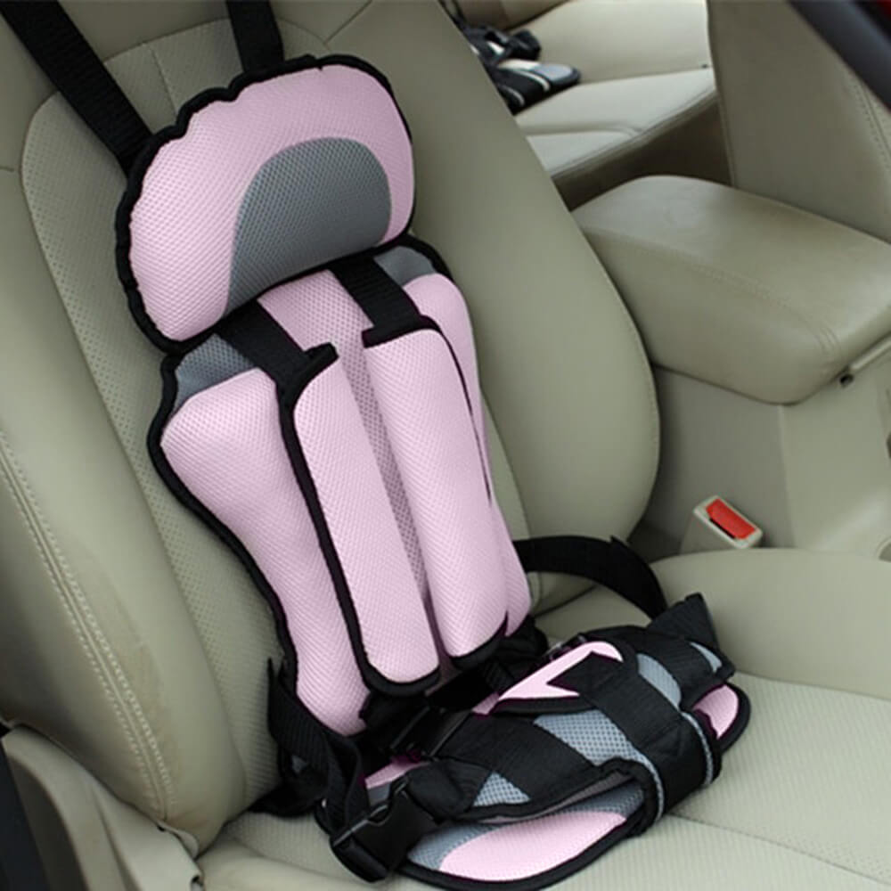 Adjustable toddler car seat with breathable fabric & secure 5-point harness for ultimate protection & comfort.