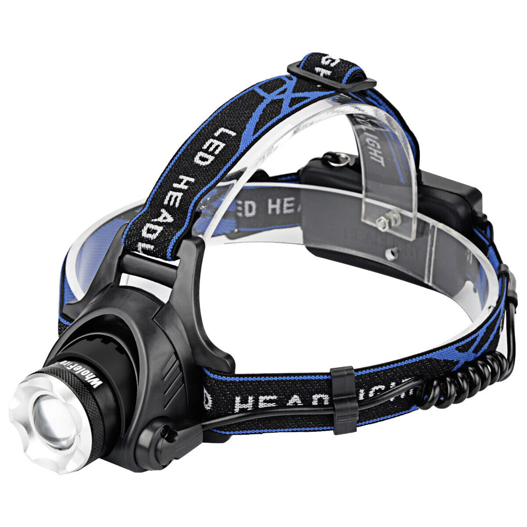 Ultra-bright rechargeable LED headlamp for hiking, camping, and outdoor adventures