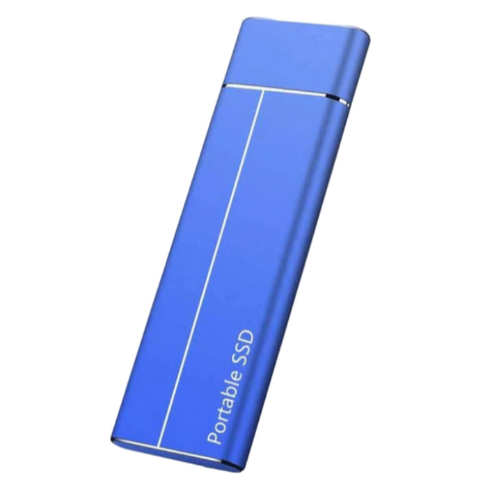 Sleek aluminum alloy 64GB portable SSD for high-speed external storage & reliable data transfer via USB-C.
