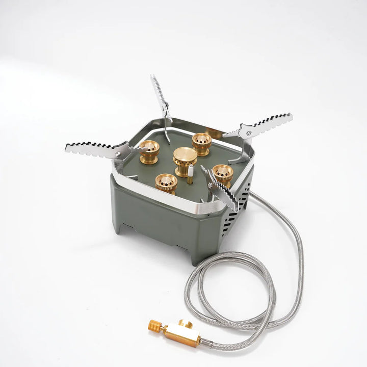 Windproof camping stove, ensuring reliable outdoor cooking in any weather
