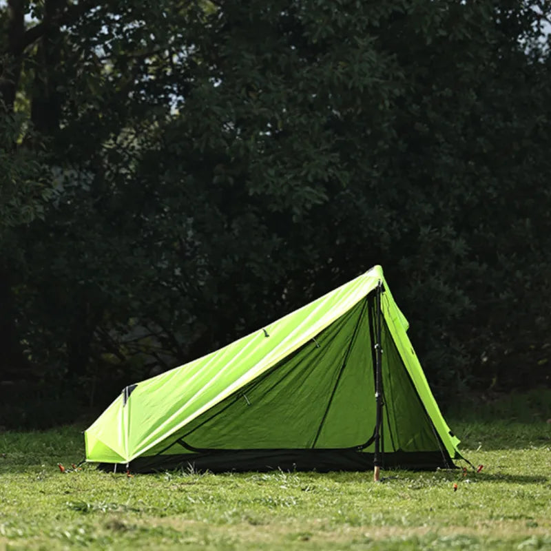 Trekking tent for solo adventurers, emphasizing its ultralight design and compactness