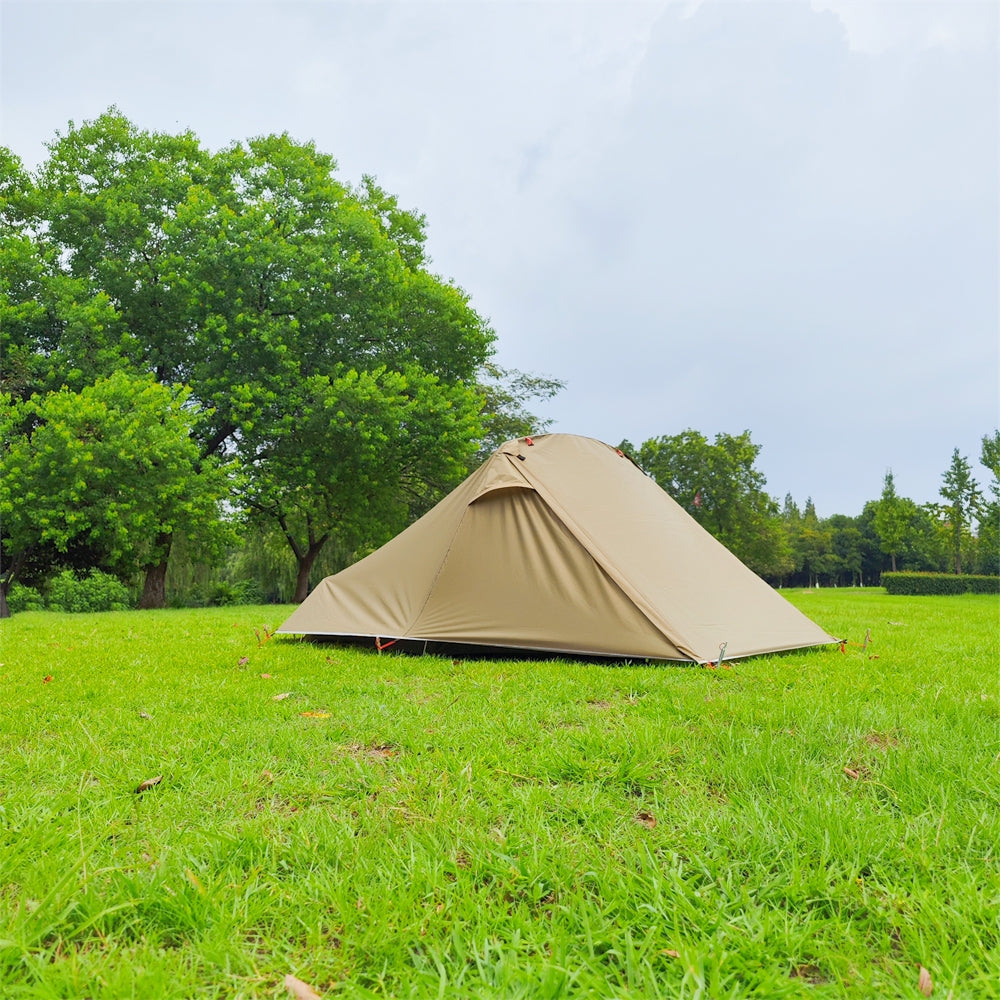 Spacious 2-person ultralight camping tent, waterproof for outdoor shelter
