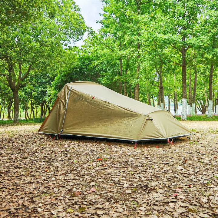 Ultralight 2-person tent, waterproof, tunnel design, perfect for camping