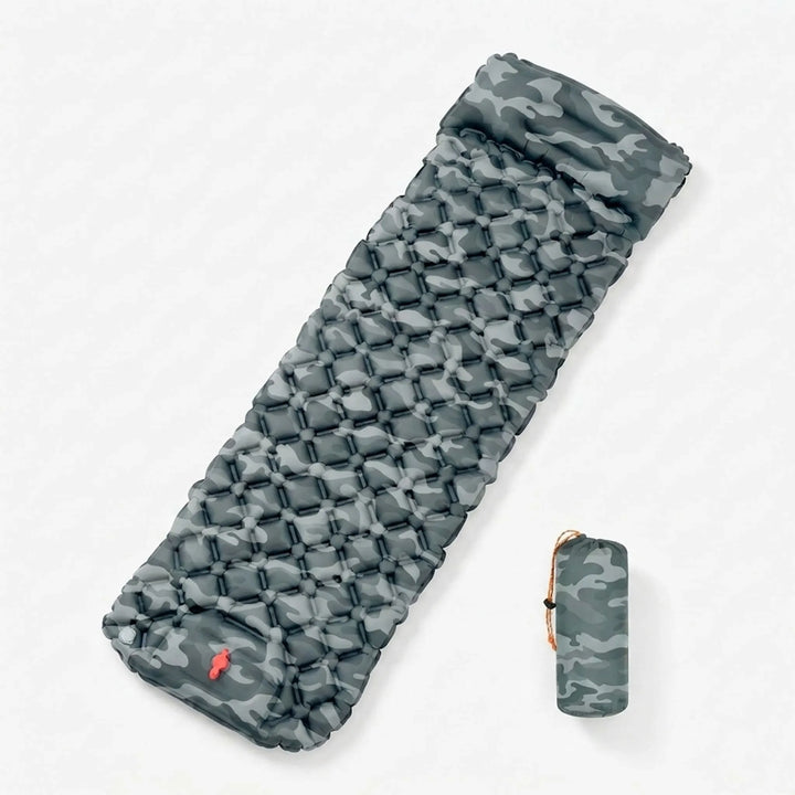 Durable ultralight sleeping pad for outdoor camping. Essential backpacking gear for comfortable nights on hikes.