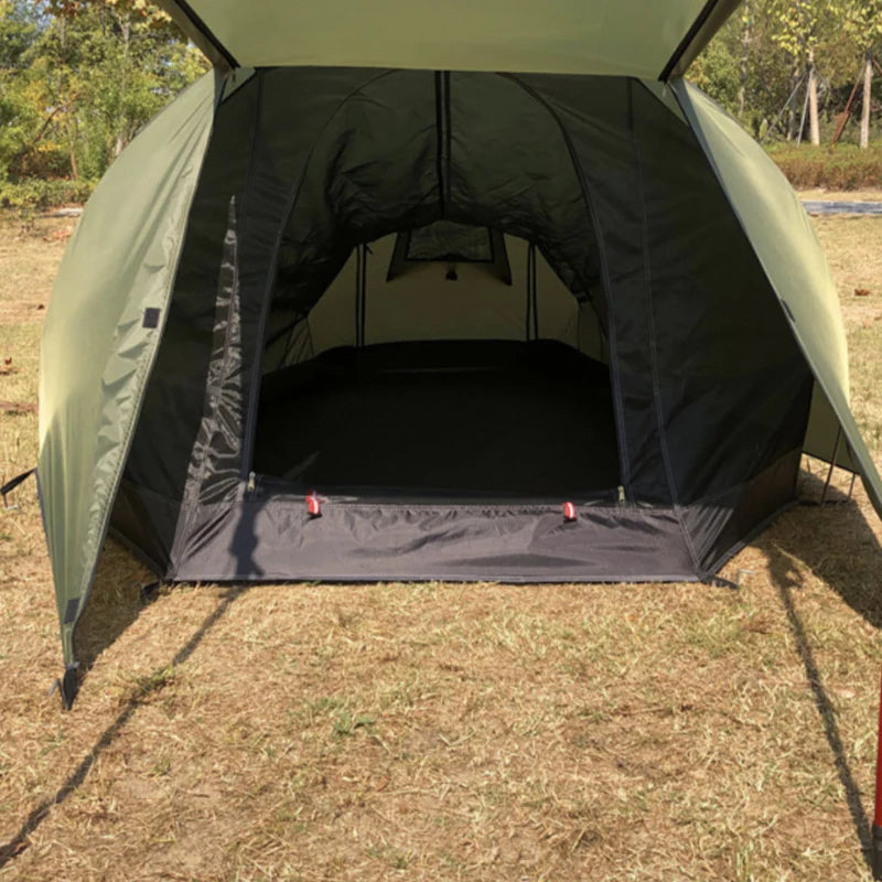 High-performance 2-person ultralight backpacking tent, 1.58kg, weather-resistant.