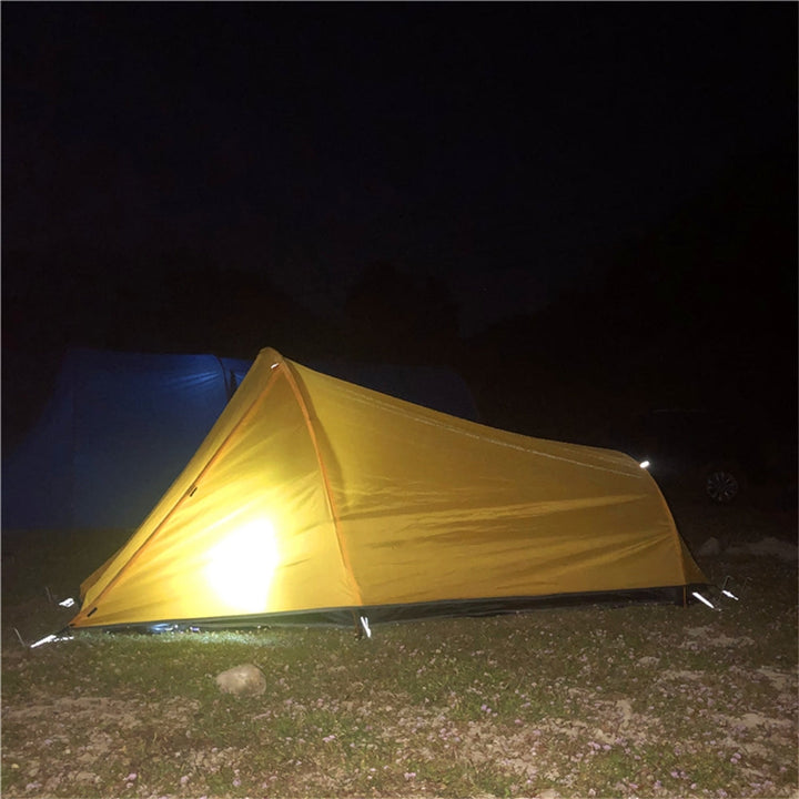 Streamlined 2-person ultralight backpacking tunnel tent, 1.58kg.