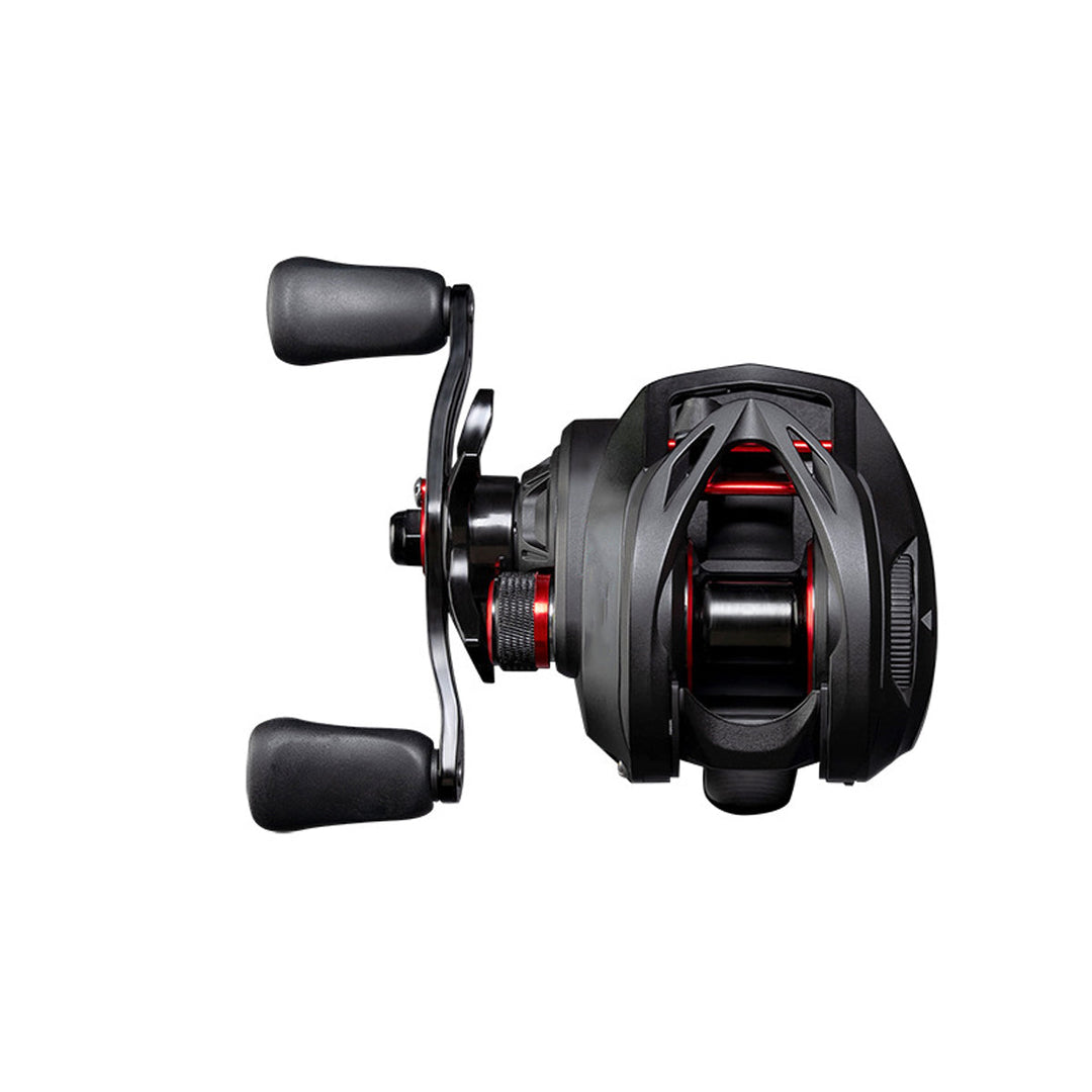 Ultralight baitcasting reel with a durable composite frame, designed to withstand tough fishing conditions and enhance angler experience