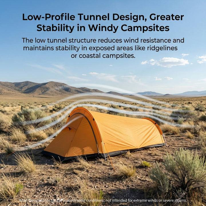 Backpacking bivy tent, ultralight and durable, essential camping shelter for one.