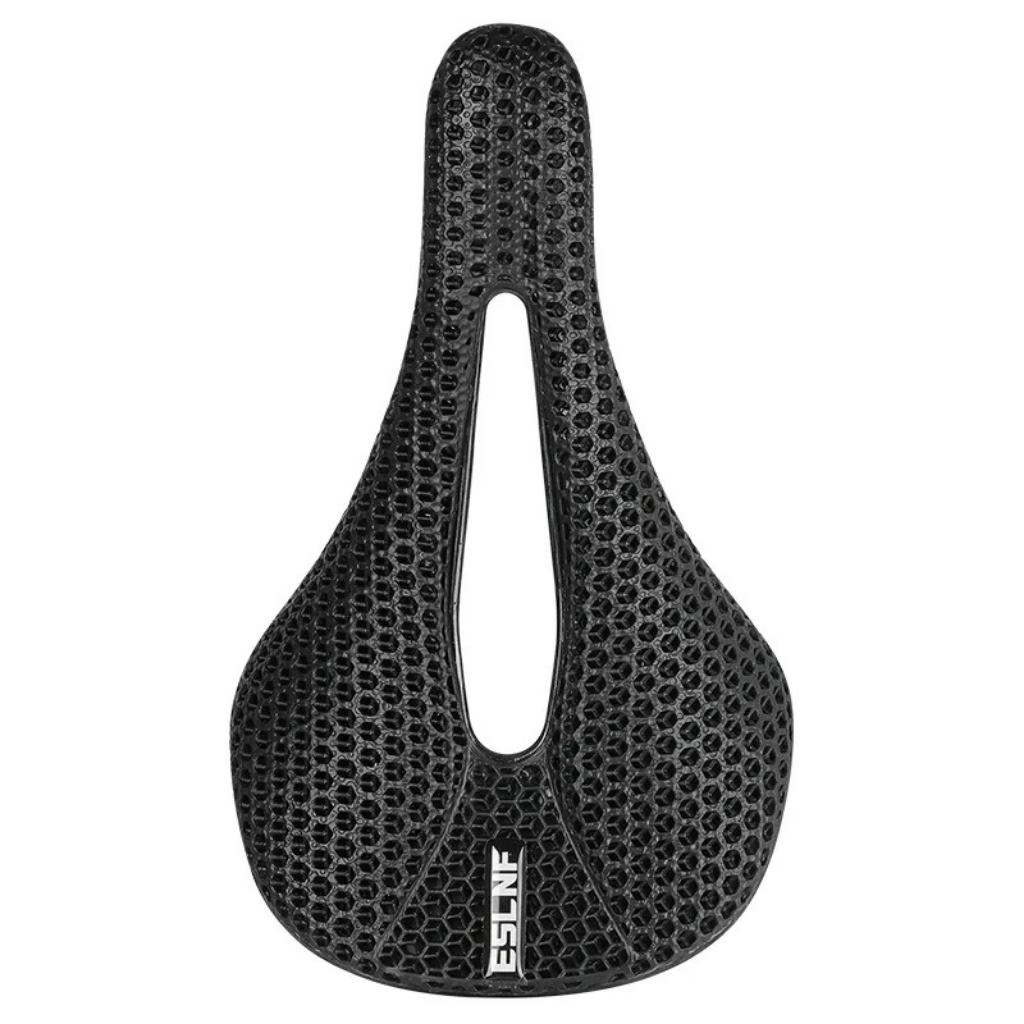 Ultralight carbon fiber bike saddle, ergonomic design for road and mountain bikes