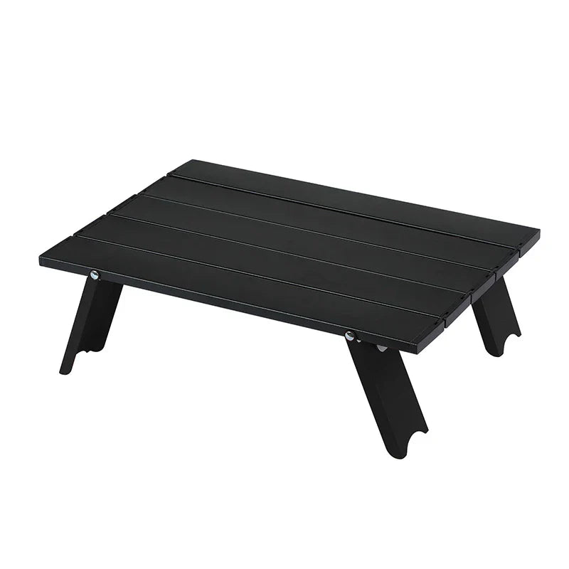 Ultralight folding camping picnic table, compact aluminum for backpacking & outdoor use