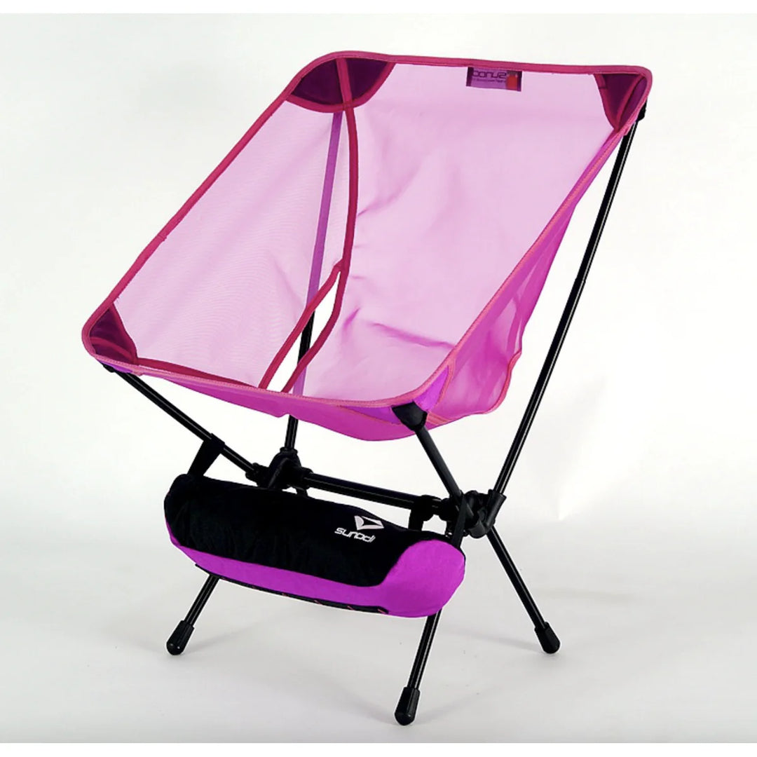 Travel-friendly ultralight mesh chair, compact design for easy packing and setup