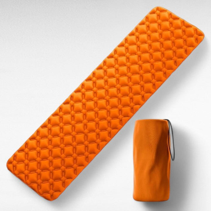 Portable ultralight inflatable mattress, outdoor sleeping pad for comfortable camping