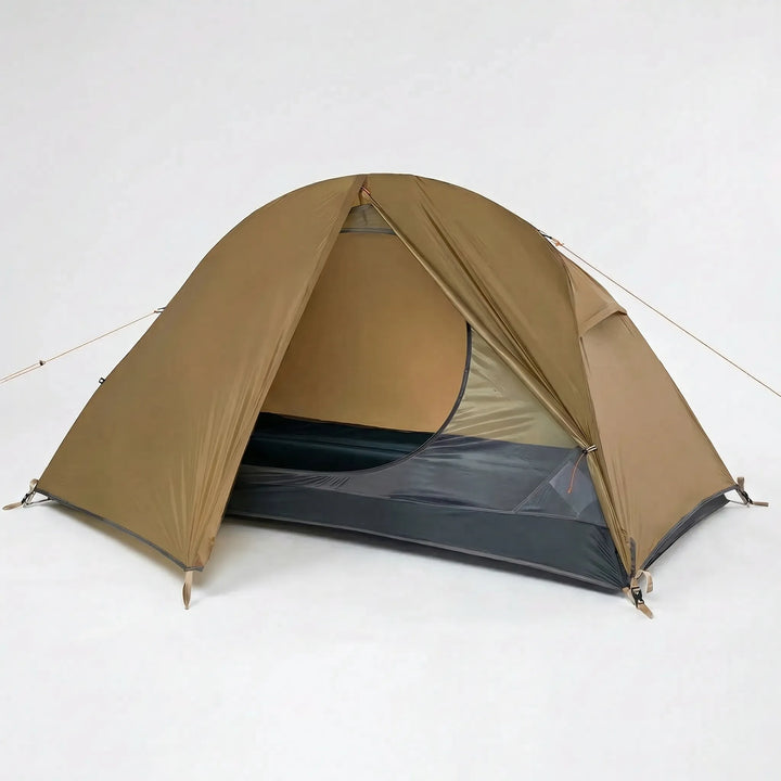 Solo adventure dome tent, ultralight for backpacking. A 3-season camping tent for avid hikers & outdoor travel.